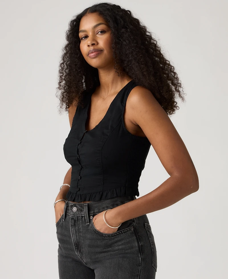 Levi's Women's Teagan Mini Eyelet Blouse