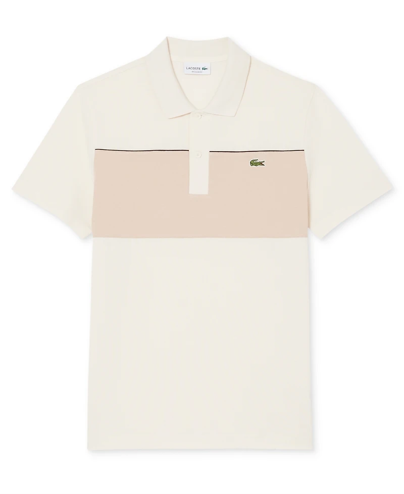 Lacoste Men's Regular-Fit Color Block Polo Shirt