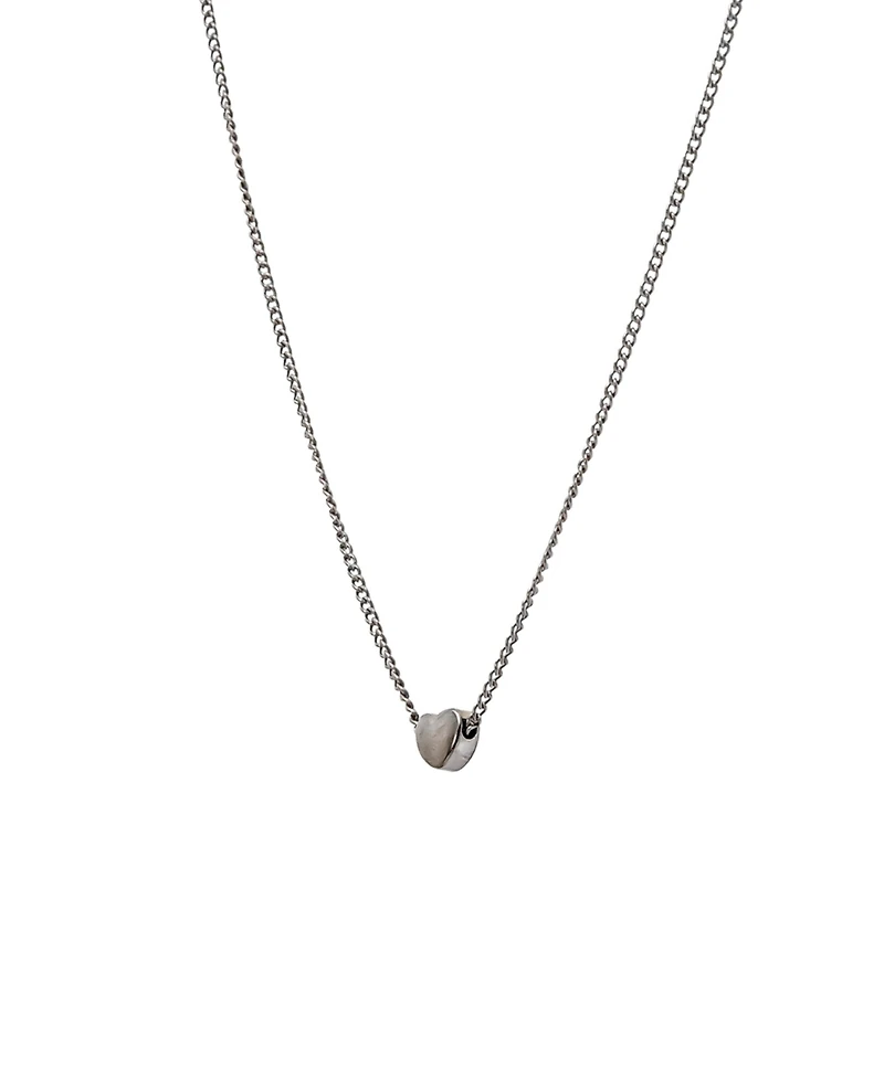 Bearfruit Jewelry Amara Petite Heart Pendant Necklace Dainty Trendy