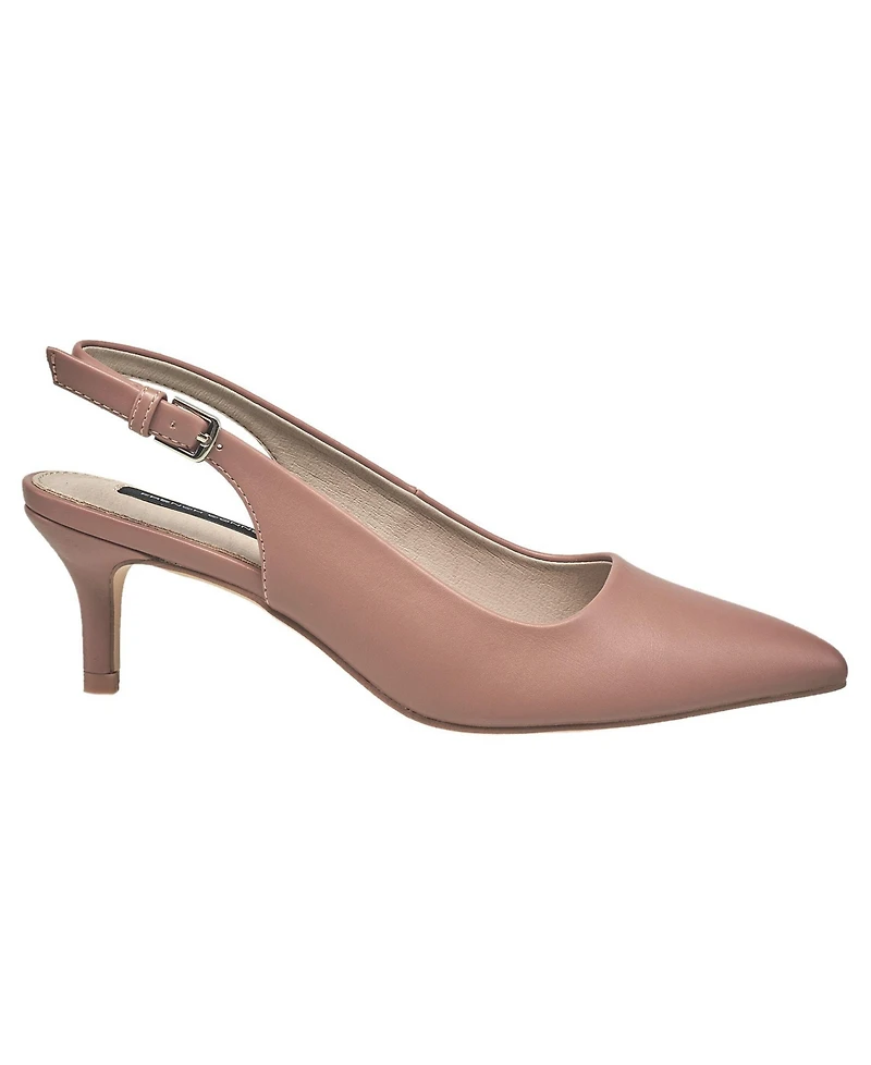French Connection Ladies Quinn Slingback Kitten Heel