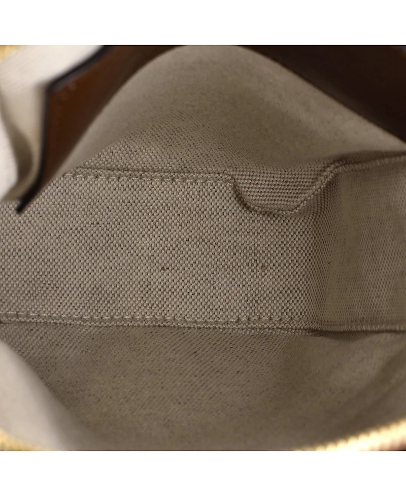 Pre-Owned Gucci Small Interlocking G Patch Sling Bag Gg Coated Canvas