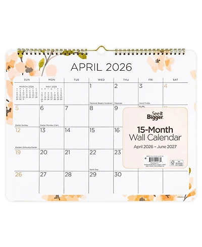 Seet It Bigger 12x15" Wall Calendar
