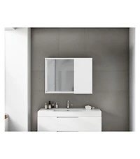 Depot E-shop Nome Medicine Cabinet with Interior Storage Compartments, White