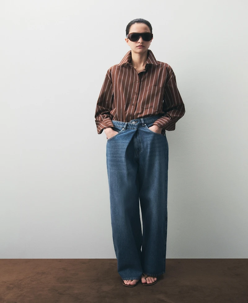 Mango Women's Mid-Rise Balloon Jeans