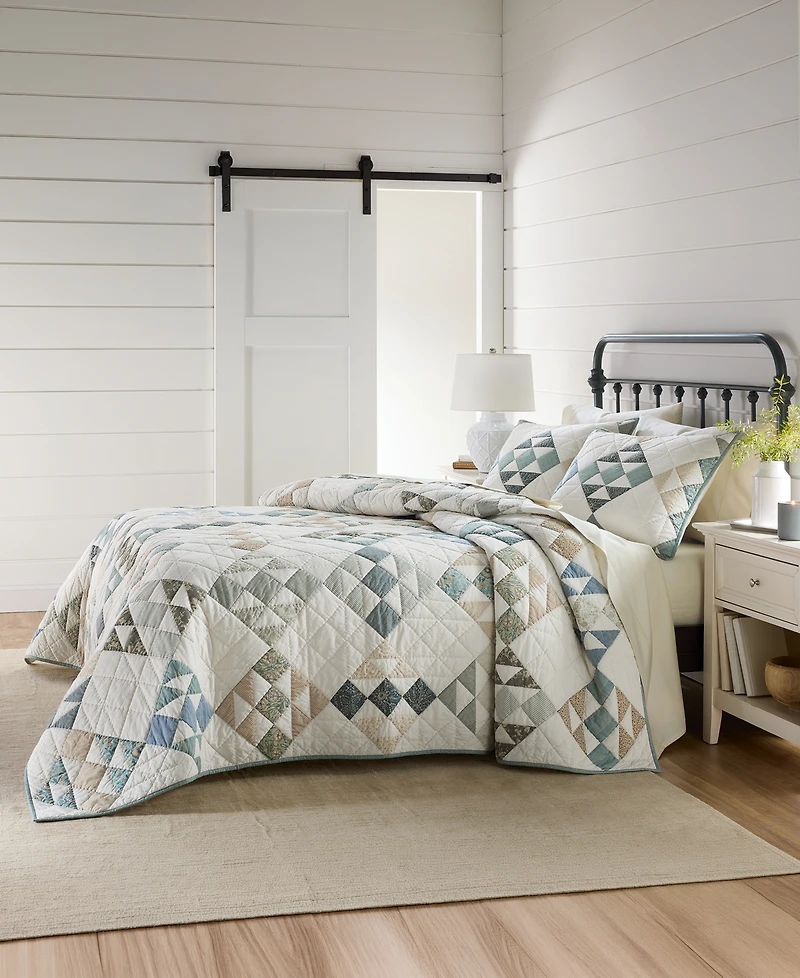 Charter Club Summer Sage 3-Pc. Quilt Set, Full/Queen, Macy's Exclusive
