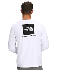 The North Face Men's Evolution Box Nse Regular-Fit Long-Sleeve T-Shirt