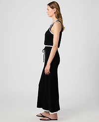 French Connection Women's Sleeveless Scoop Neck Cotton Top