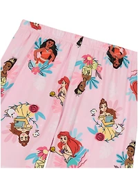 Disney Girls' Toddler 2T-4T Short-Sleeve Top and Shorts, 2-Piece Set