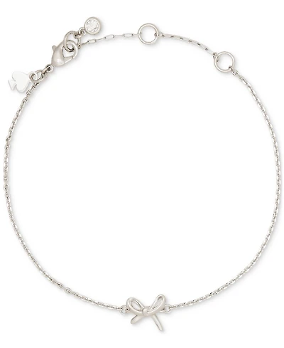 kate spade new york Gold Plated Girlie Pearlie Mini Bow Bracelet