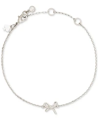 kate spade new york Gold Plated Girlie Pearlie Mini Bow Bracelet