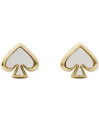 kate Spade new york Gold-Tone Brass Enamel Stud Earrings