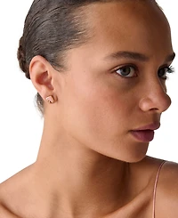 kate Spade new york Gold-Tone Brass Enamel Stud Earrings