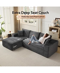 gaomon 108" Sectional Couches for Living Room
