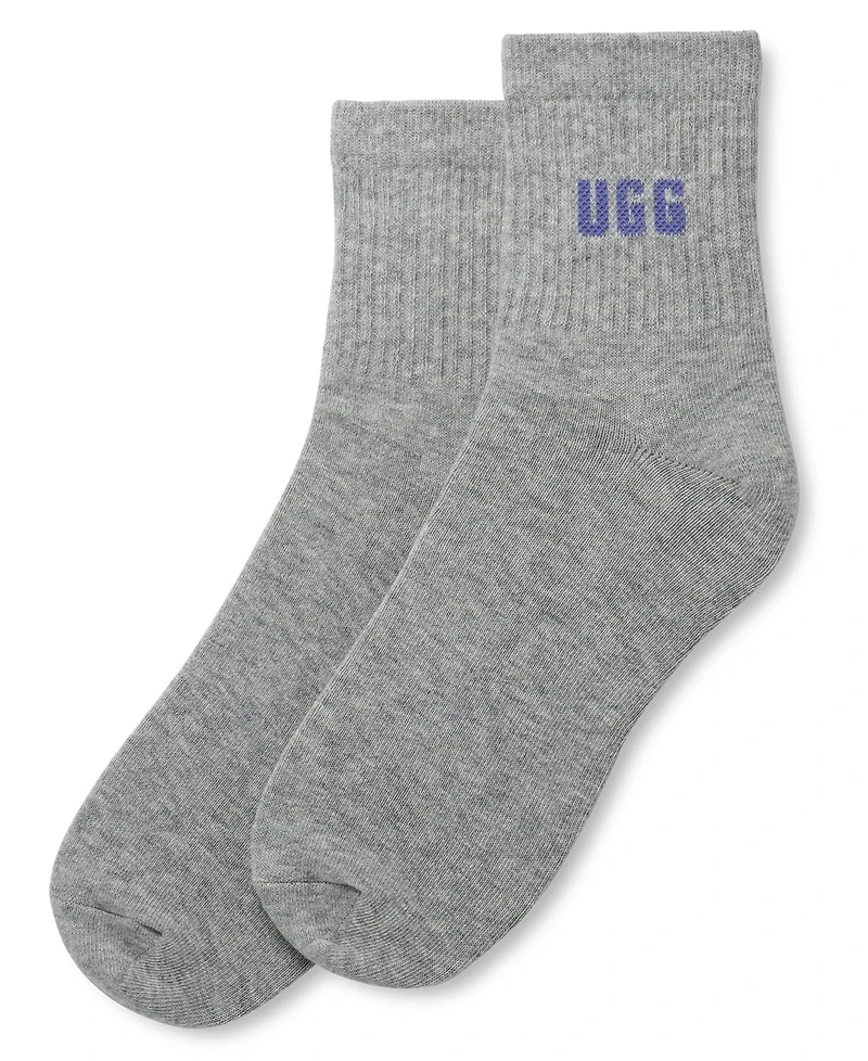 Ugg Women's 2-Pack Quinlin Logo Quarter Socks