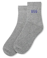 Ugg Women's 2-Pack Quinlin Logo Quarter Socks
