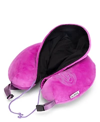 Von Dutch Pinstripe Hooded Memory Foam 11" Travel Neck Pillow