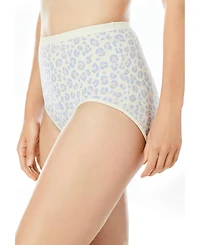 Woman Within Women's Modern Cotton Spandex Brief 3-Pack