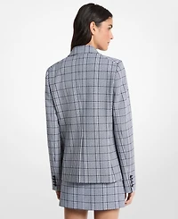 Michael Kors Women's Notch Collar Fitted Blazer