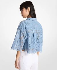 Michael Michael Kors Women's Short-Sleeve Cropped Shirt