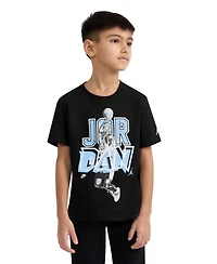 Jordan Boys' 4-7 Retro Stack Crewneck T-Shirt