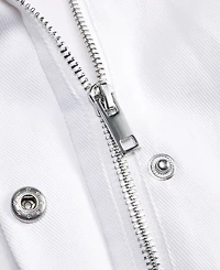 On 34th Women's Linen-Blend Utility Jacket , Macy's Exclusive