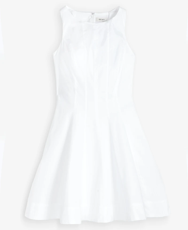 On 34th Women's Seamed Boat-Neck Sleevelss Mini Dress, Macy's Exclusive