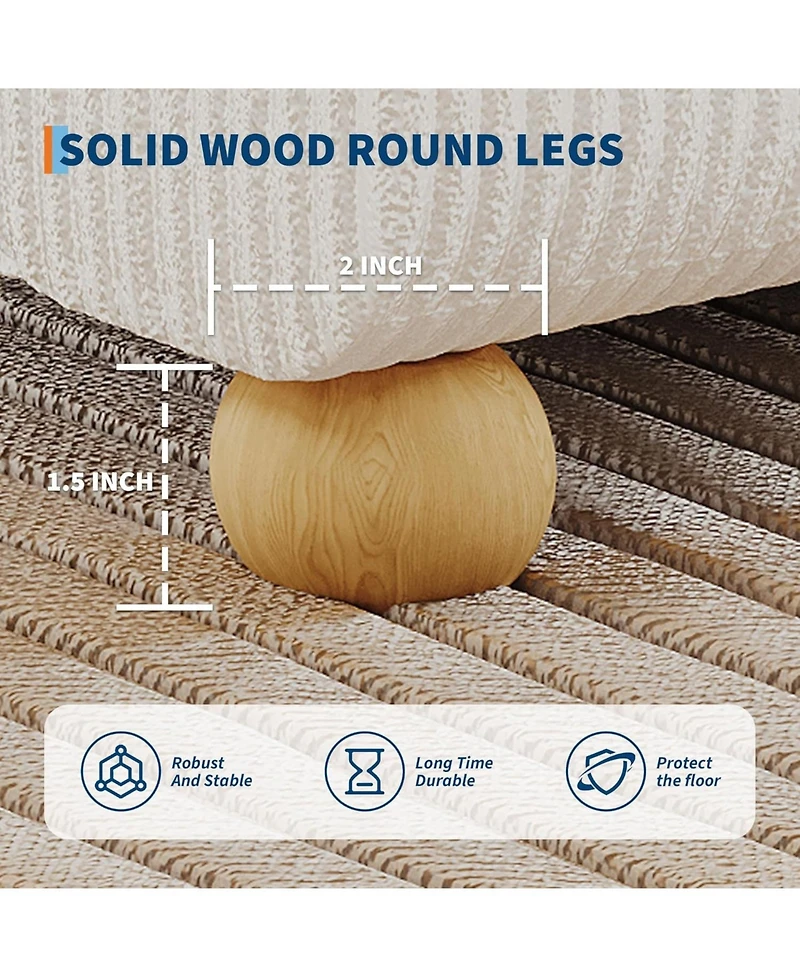 gaomon Full Size Soft Bag Bed, Comfortable and Cozy Upholstered Mattress, Space-Saving Design, No Box Spring Needed