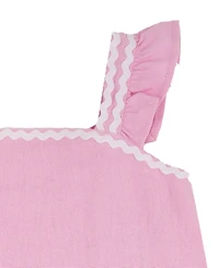 Rare Editions Baby Girls' Flutter Sleeve Top and Elastic Waistband Shorts, 2-Piece Set