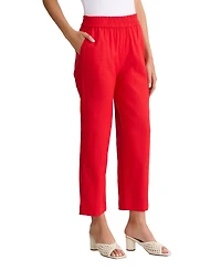 Jones New York Women's Mid Rise Pull-On Cropped Pants
