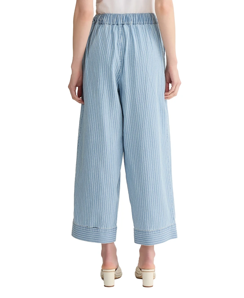Jones New York Women's High Rise Ankle Length Cotton Pants