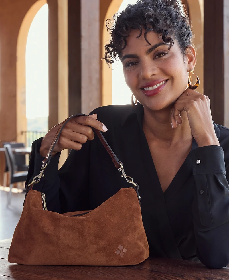 Patricia Nash Women's Suede Kolena Small Shoulder Bag