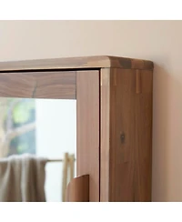 Tikamoon Lila solid acacia wood mirror bathroom cabinet