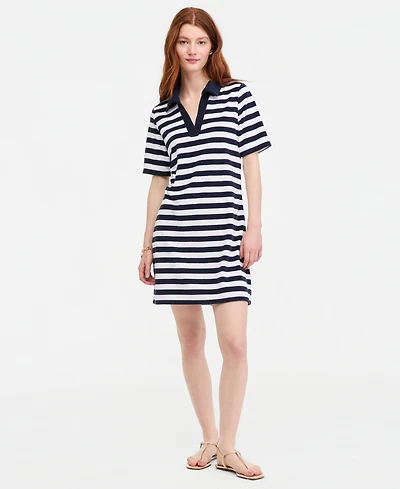 On 34th Women's Terry Relaxed Polo Dress, Macy's Exclusive