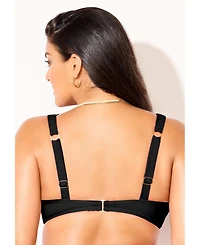 Swimsuits for All Women's Scallop Trim Underwire Bikini Top