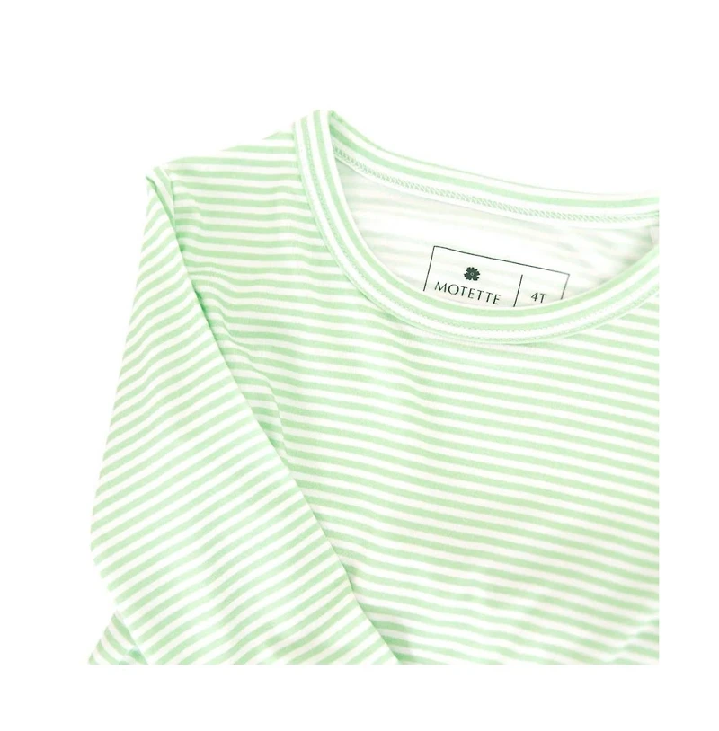 Motette Baby Boys Pear Stripe Pajama Set