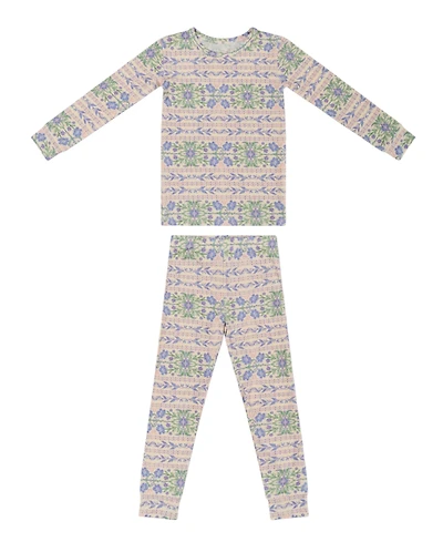 Motette Baby Girls Spring Cascade Pajama Set