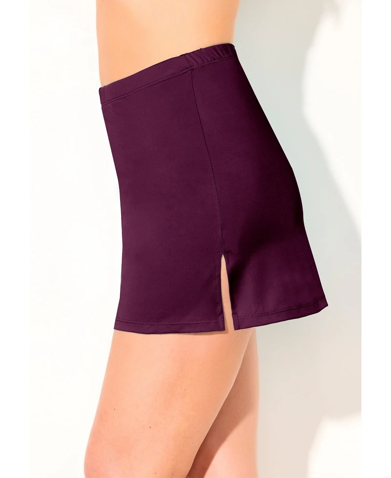 Swimsuits for All Women's Side Slit Swim Skirt