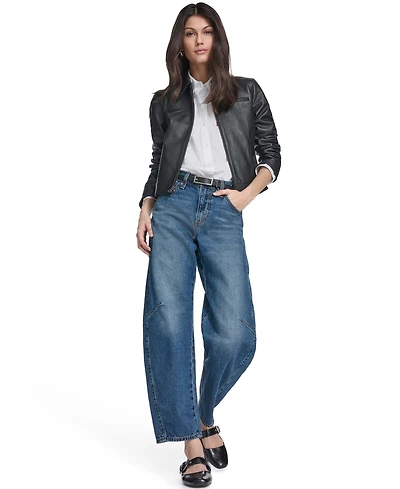 Levi's Women's Real Leather Laydown Collar Jacket