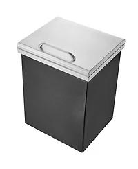 Mecale 14 x 12 x 18 Inch Drop-In Stainless Steel Ice Chest, 40 Qt with Hinged Lid
