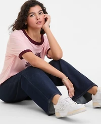 Hippie Rose Juniors' Varsity Ringer T-Shirt