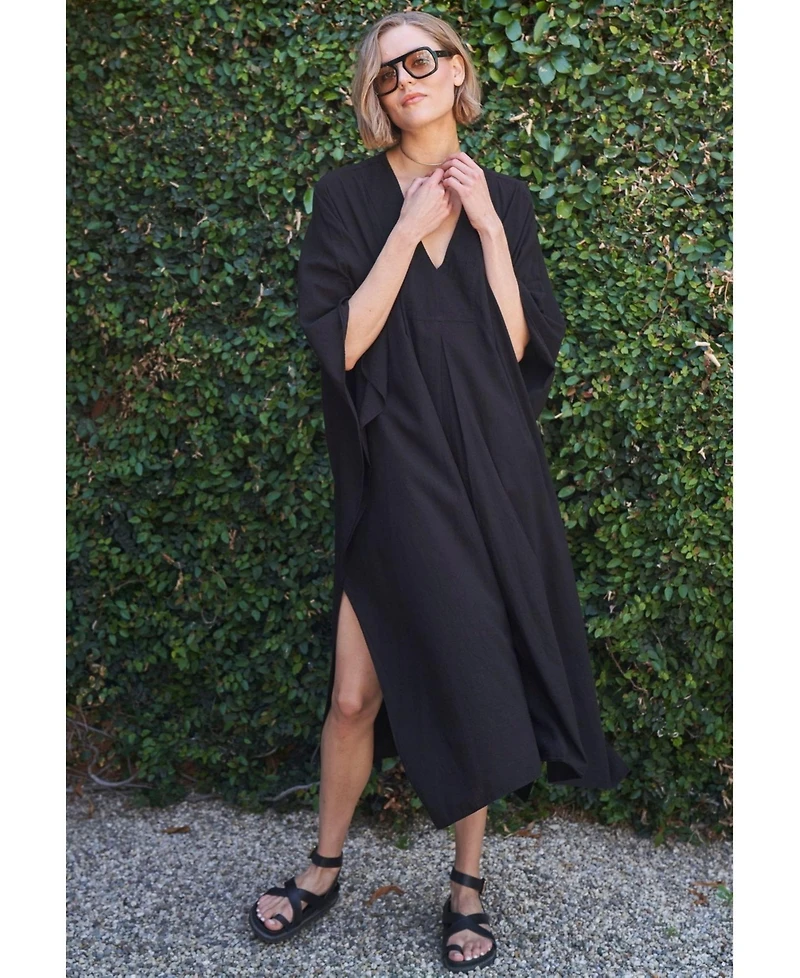 Ocean+Main Women's Ocean+Main Cotton Midi Caftan