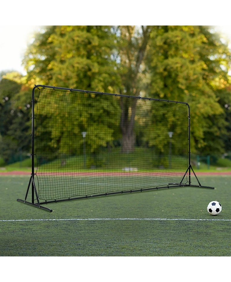 Mecale 12 x 6 Ft Soccer Rebounder Net with Carry Bag