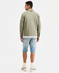 G Star Raw Mens Lightweight Overshirt Graphic Relaxed T Shirt Mosa Denim Shorts