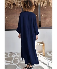 Ocean+Main Women's Gauze Arc Seam Caftan