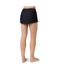 Free Country Women's Side Shirred Swim Skirt