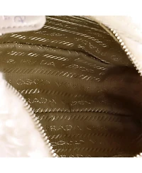 Pre-Owned Prada Mini Re-Edition 2000 Hobo Cashmere