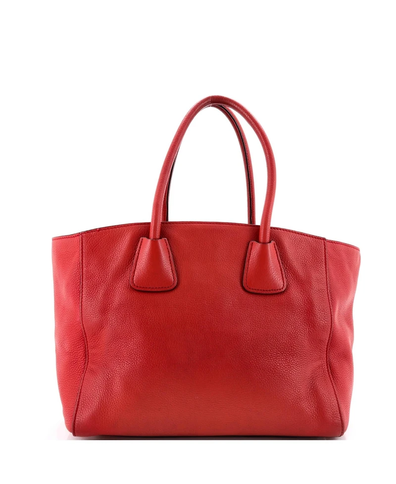 Pre-Owned Prada Front Pocket Wing Convertible Tote Vitello Daino