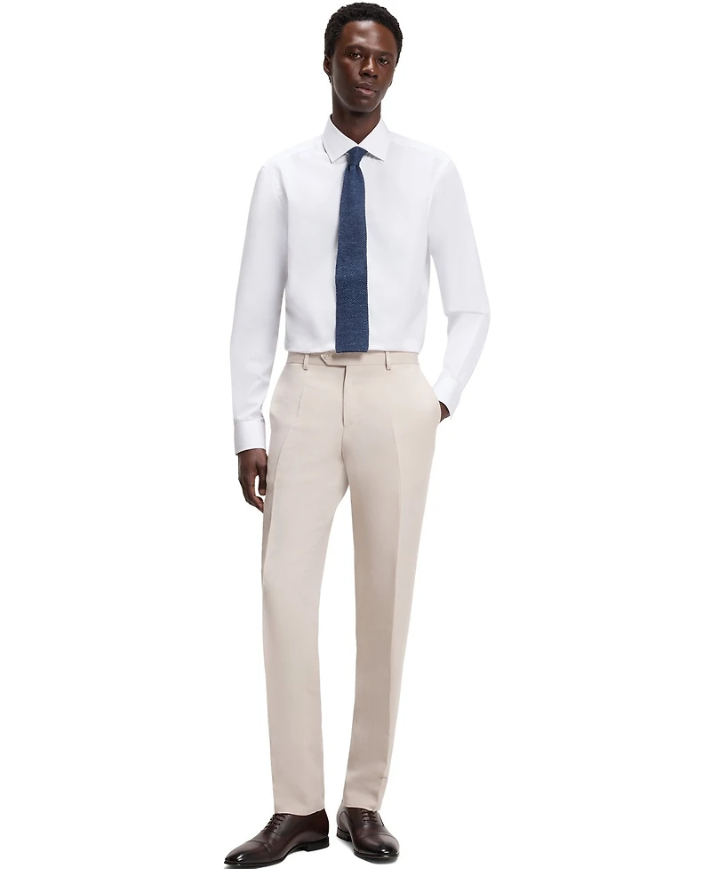 Beckham x Boss Men's Slim-fit Cotton Dress Shirt