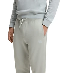 Boss By Hugo Men's Cotton-Terry Logo Patch Tracksuit Bottoms