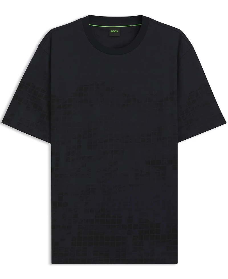 Boss by Hugo Men's Mercerised-Cotton T-Shirt